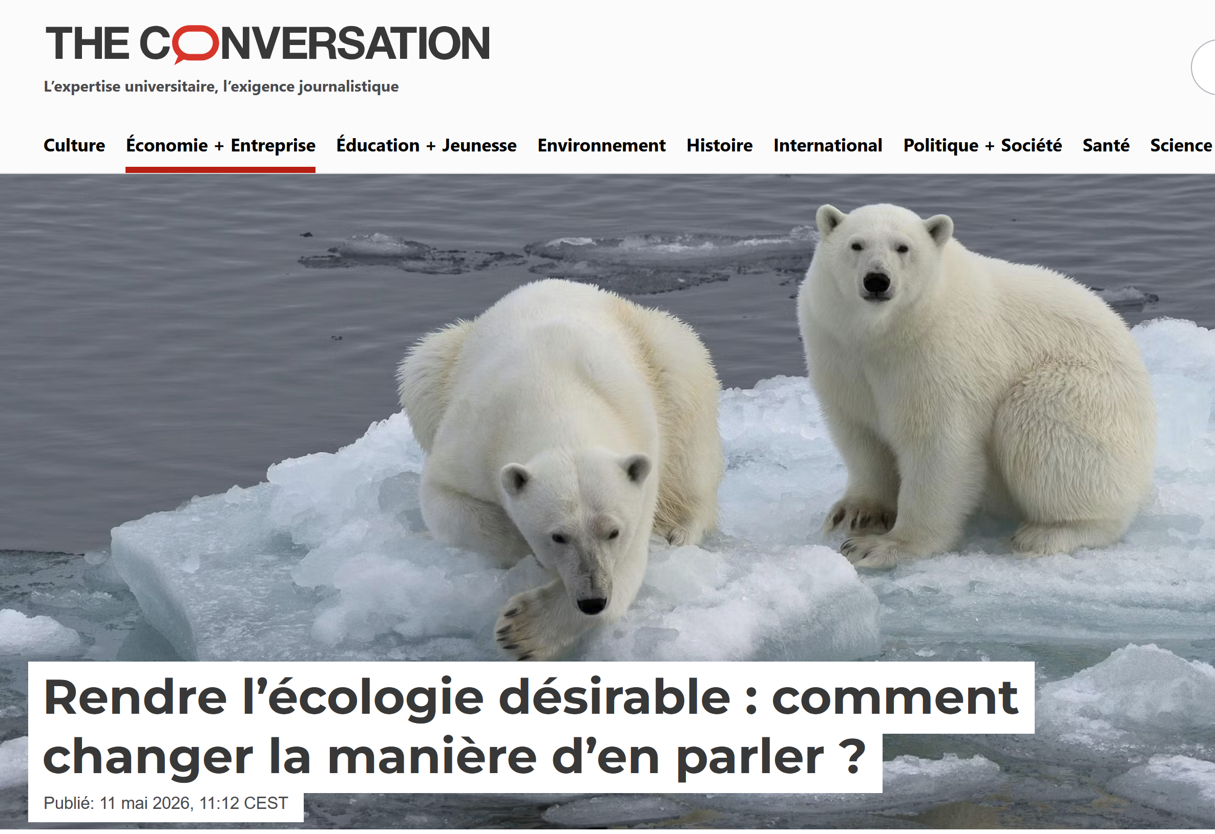 Rendre l’écologie désirable : comment changer la manière d’en parler ...